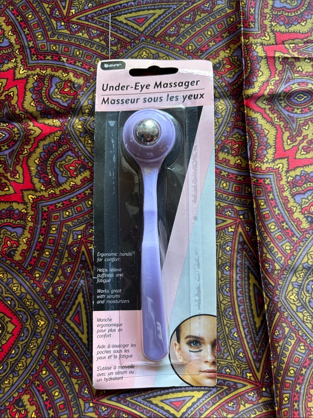 Under-Eye Massager in Lavender - Soothing Eye Roller for Puffiness